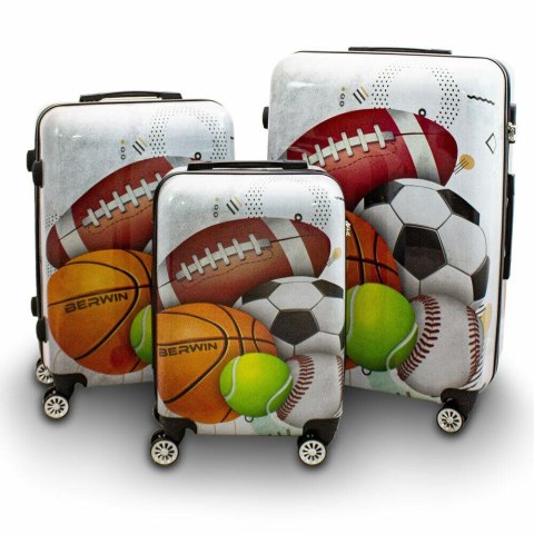 ZESTAW WALIZEK 3 SZT BERWIN SPORT XL+L+M ZESTAW WALIZEK 3 SZT BERWIN SPORT XL+L+M