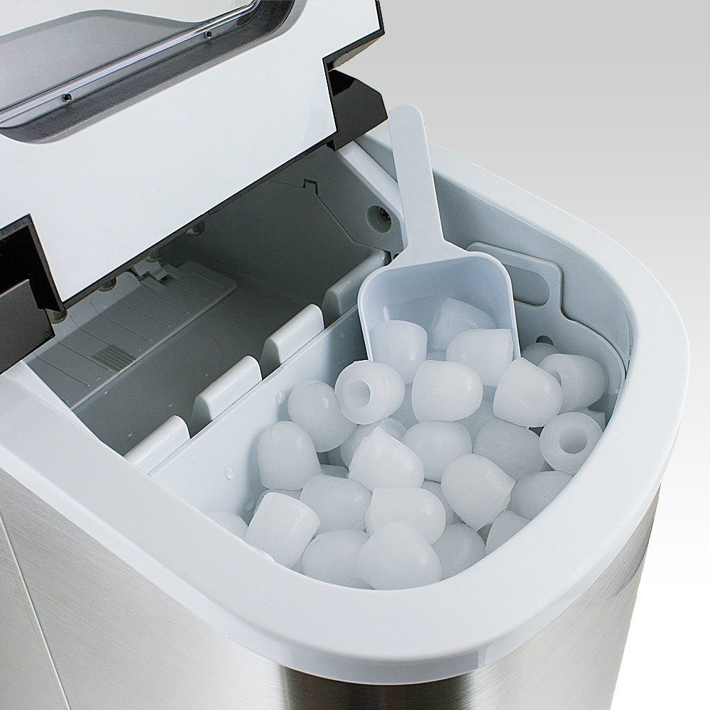 Kostkarka ze stali inox nierdzewna Maszyna do kostek lodu 15kg/doba Kostkarka ze stali inox nierdzewna Maszyna do kostek lodu 15kg/doba