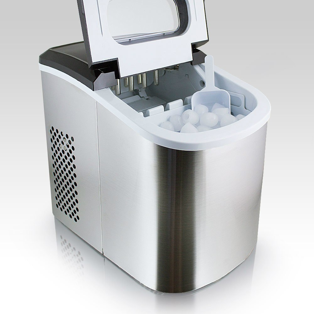 Kostkarka ze stali inox nierdzewna Maszyna do kostek lodu 15kg/doba Kostkarka ze stali inox nierdzewna Maszyna do kostek lodu 15kg/doba