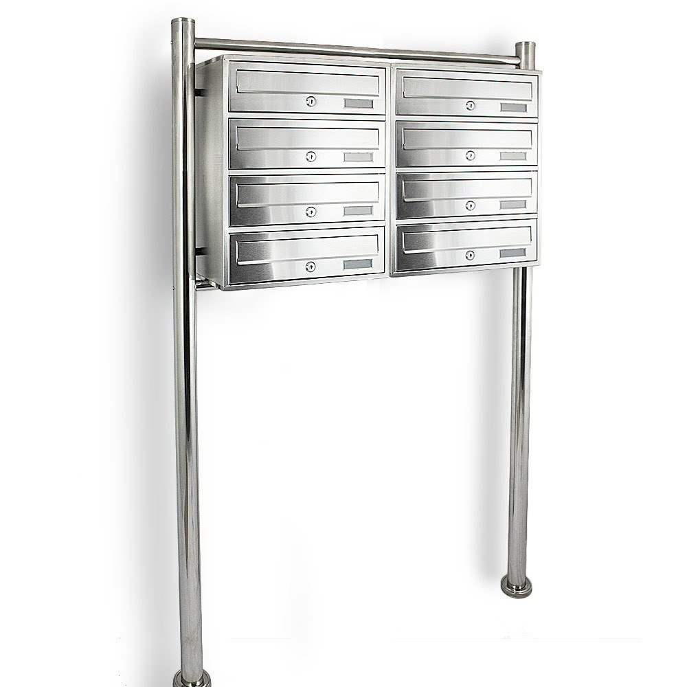 SKRZYNKA POCZTOWA LOKATORSKA 2x4 METALLIC STAL NIERDZEWNA SKRZYNKA POCZTOWA LOKATORSKA 2x4 METALLIC STAL NIERDZEWNA