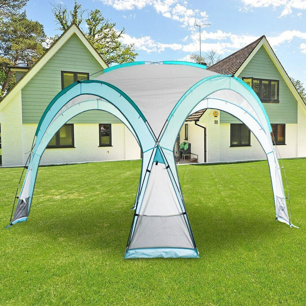 Pawilon ogrodowy TURKUSOWY 3,5m x 3,5m zamykany z moskitiery Pawilon ogrodowy TURKUSOWY 3,5m x 3,5m zamykany z moskitiery