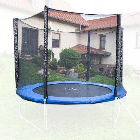 SIATKA OCHRONNA NA TRAMPOLINĘ 244-250 CM NA 8 SŁUPKÓW ZEWNĘTRZNA SIATKA OCHRONNA NA TRAMPOLINĘ 244-250 CM NA 8 SŁUPKÓW ZEWNĘTRZNA
