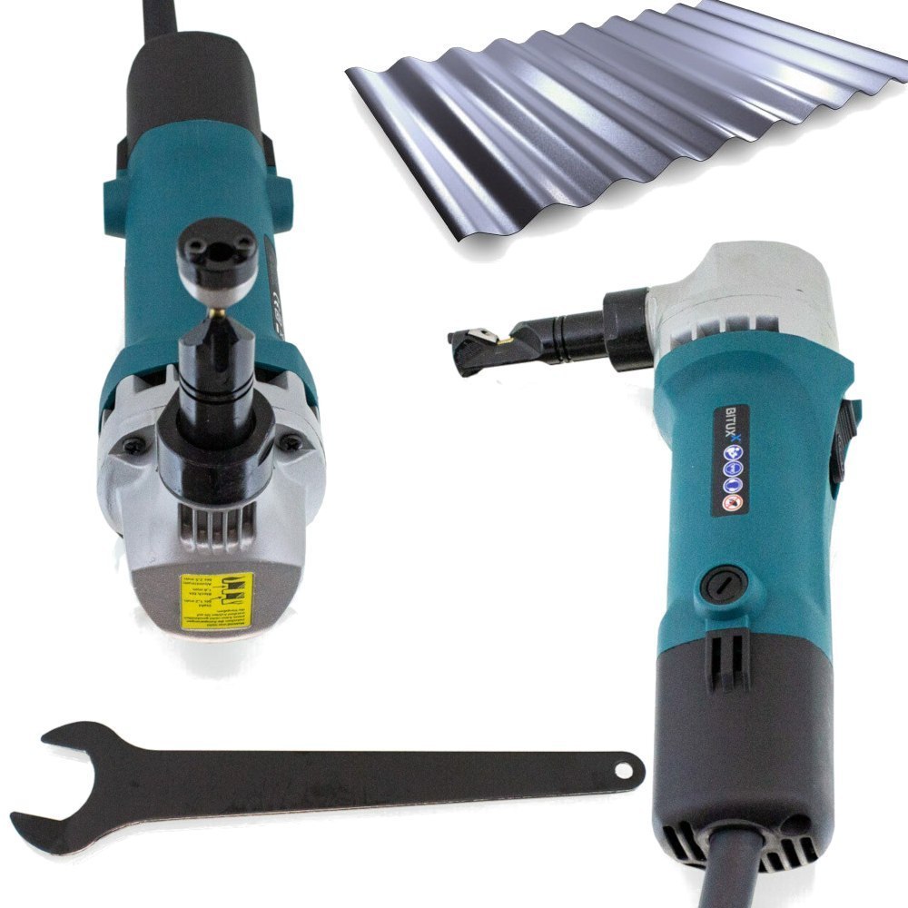 NIEZAWODNE ELEKTRYCZNE NOŻYCE DO CIĘCIA BLACHY BITUXX 500W SOLIDNE NIEZAWODNE ELEKTRYCZNE NOŻYCE DO CIĘCIA BLACHY BITUXX 500W SOLIDNE
