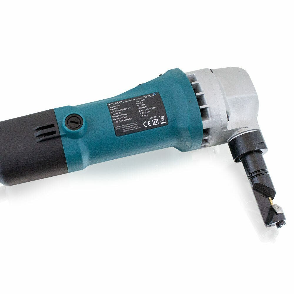 NIEZAWODNE ELEKTRYCZNE NOŻYCE DO CIĘCIA BLACHY BITUXX 500W SOLIDNE NIEZAWODNE ELEKTRYCZNE NOŻYCE DO CIĘCIA BLACHY BITUXX 500W SOLIDNE