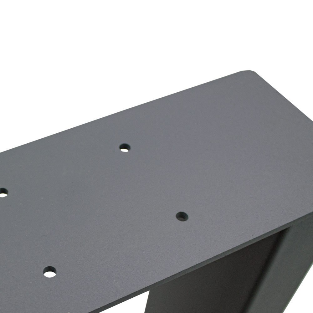 CZARNE NOGI OD STOŁU PODPÓRKI W KSZTAŁCIE U 64X40 CM SOLIDNE CZARNE NOGI OD STOŁU PODPÓRKI W KSZTAŁCIE U 64X40 CM SOLIDNE