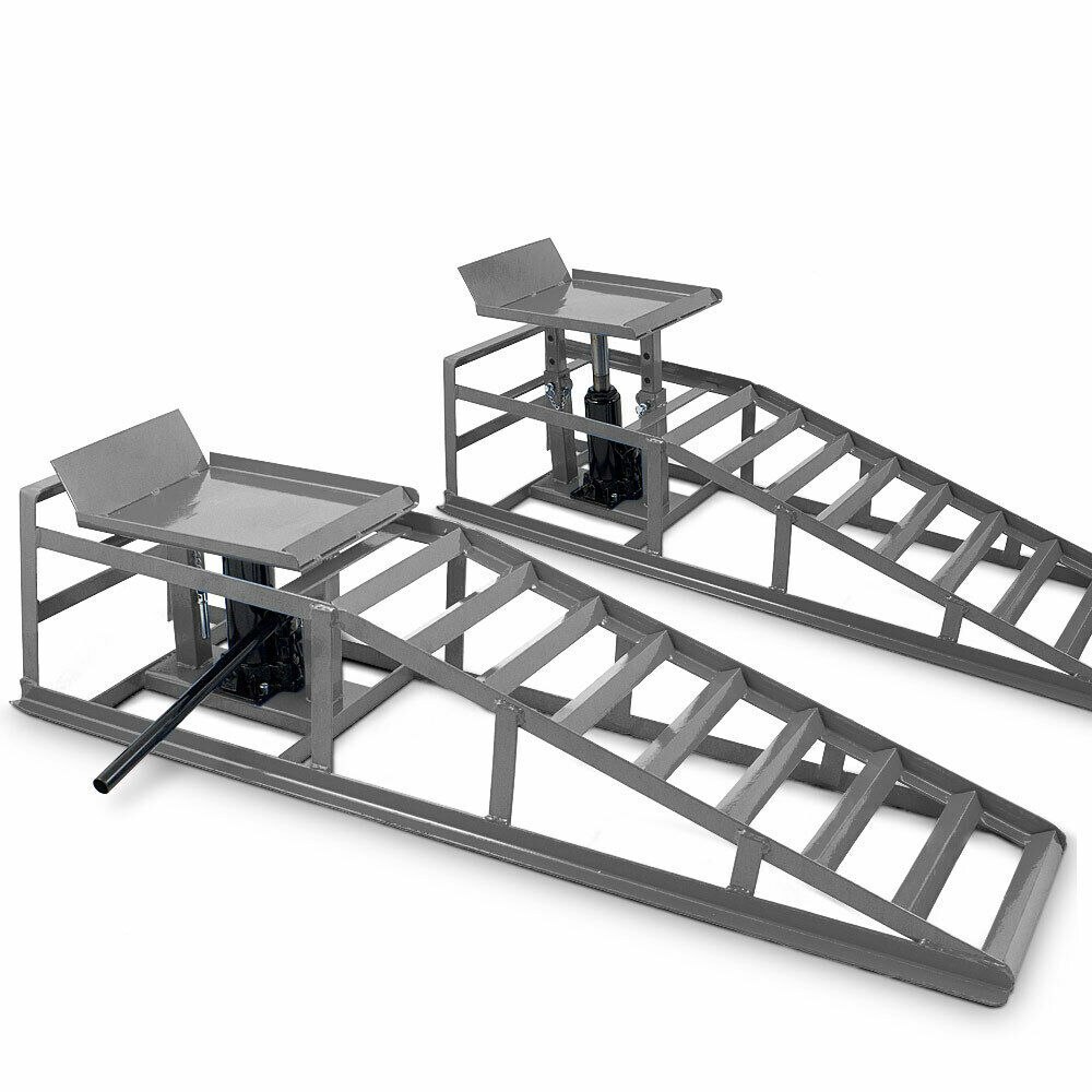 Zestaw Ramp z podnośnikiem Hydraulicznym Rampy najazdowe 4t BITUXX Zestaw Ramp z podnośnikiem Hydraulicznym Rampy najazdowe 4t BITUXX