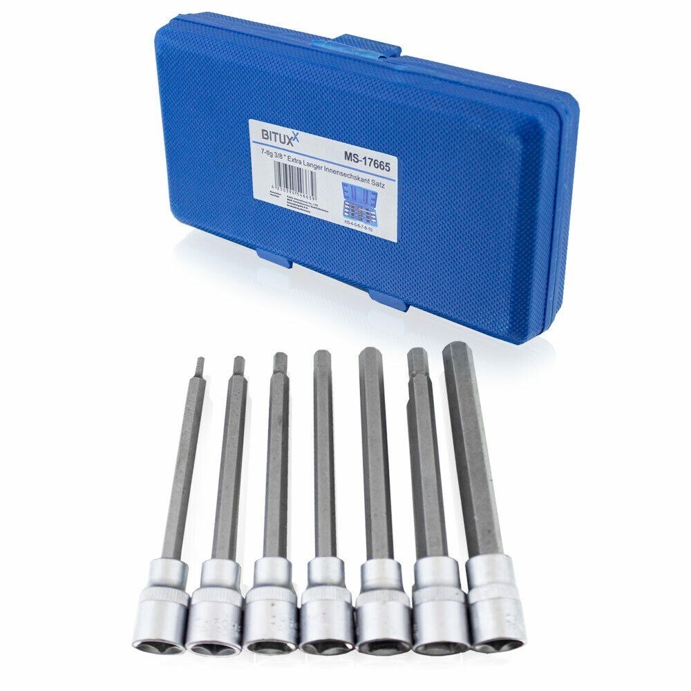 ZESTAW KLUCZY NASADOWYCH SZEŚCIOKĄTNYCH 3/8'' Z WALIZKĄ ZESTAW KLUCZY NASADOWYCH SZEŚCIOKĄTNYCH 3/8'' Z WALIZKĄ