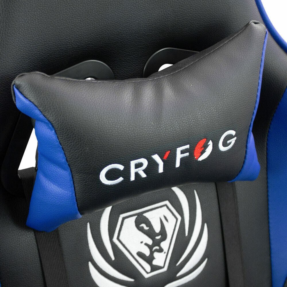 CZARNY FOTEL GAMINGOWY CRYFOG DO GIER KOMPUTEROWYCH OBROTOWY ERGONOMICZNY CZARNY FOTEL GAMINGOWY CRYFOG DO GIER KOMPUTEROWYCH OBROTOWY ERGONOMICZNY