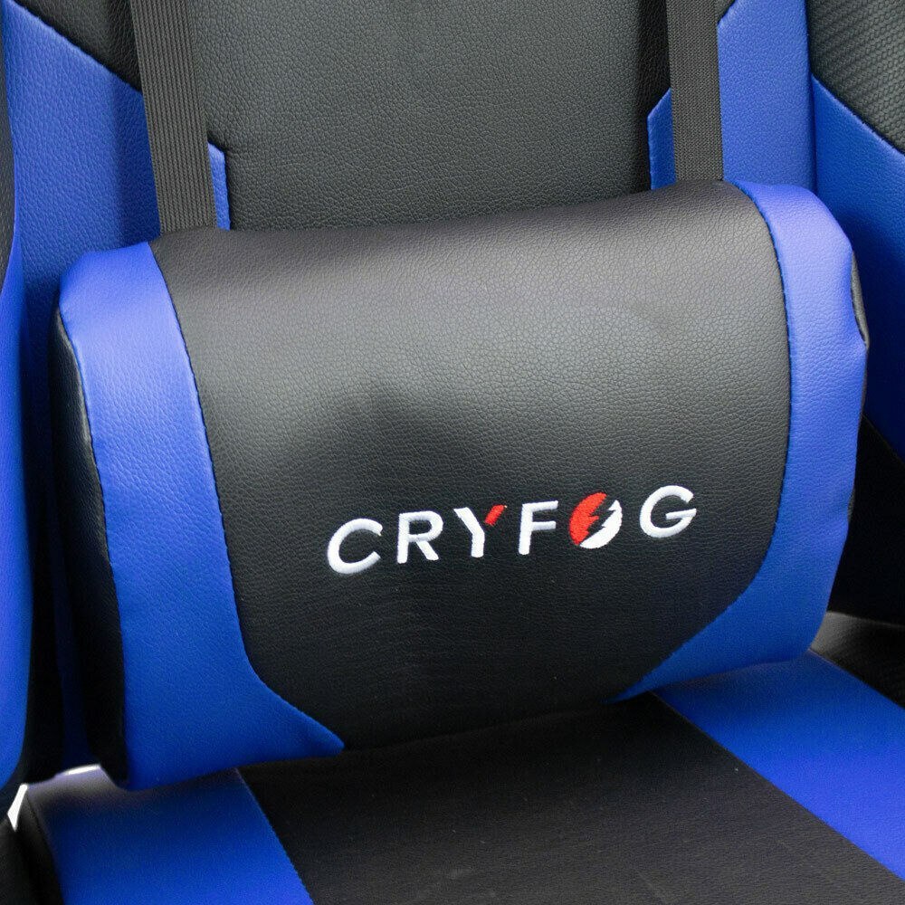 CZARNY FOTEL GAMINGOWY CRYFOG DO GIER KOMPUTEROWYCH OBROTOWY ERGONOMICZNY CZARNY FOTEL GAMINGOWY CRYFOG DO GIER KOMPUTEROWYCH OBROTOWY ERGONOMICZNY