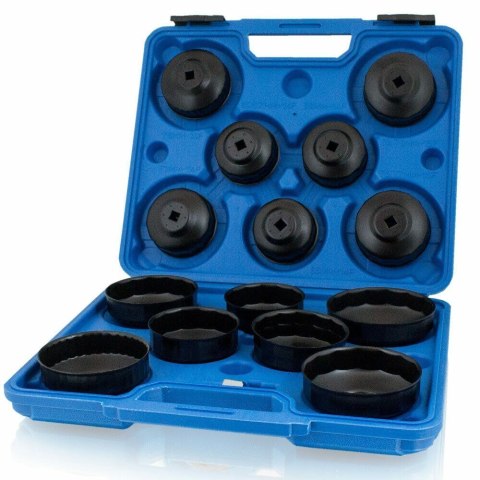 Zestaw narzędzi Kluczy Nasadowe Nasadki do filtrów oleju 15szt BITUXX Zestaw narzędzi Kluczy Nasadowe Nasadki do filtrów oleju 15szt BITUXX