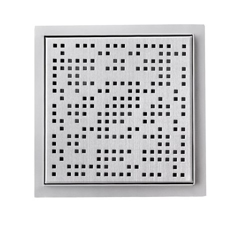 Odpływ kwadratowy kratka prysznicowa ze stali nierdzewnej 25x25cm Pixel Odpływ kwadratowy kratka prysznicowa ze stali nierdzewnej 25x25cm Pixel