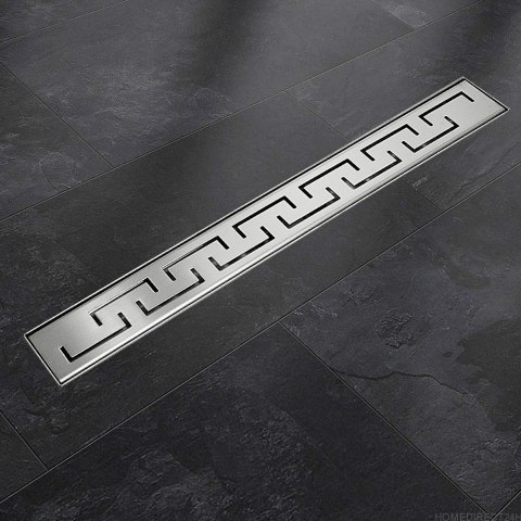 Odpływ liniowy prysznicowy Bogen 50cm z syfonem kompletny stal inox Odpływ liniowy prysznicowy Bogen 50cm z syfonem kompletny stal inox