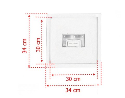 Odpływ kwadratowy prysznicowy kratka 30x30cm z maskownicą stal nierdzewna Edelstahl Odpływ kwadratowy prysznicowy kratka 30x30cm z maskownicą stal nierdzewna Edelstahl