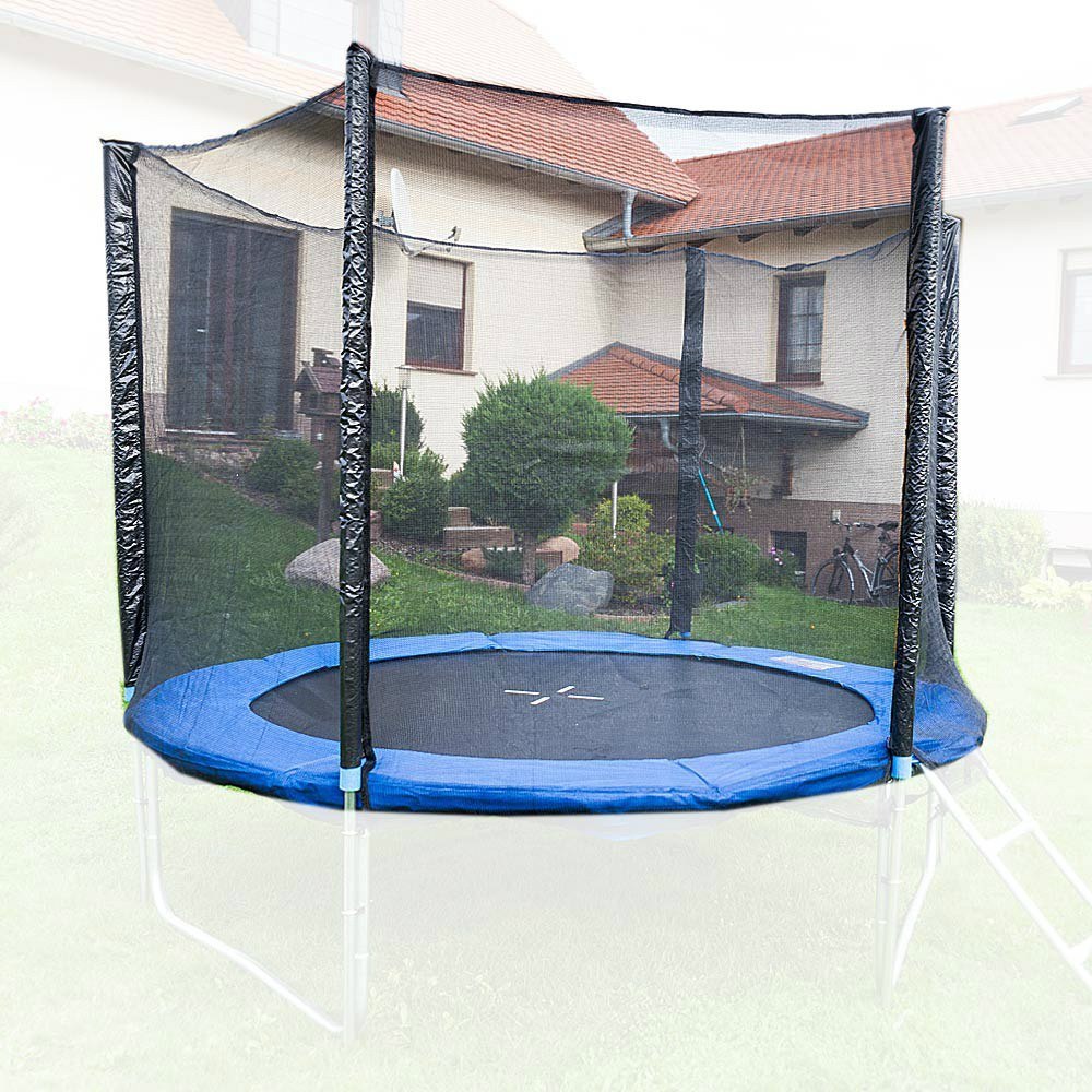 SIATKA OCHRONNA NA TRAMPOLINĘ 185CM NA 6 SŁUPKÓW ZEWNĘTRZNA SOLIDNA SIATKA OCHRONNA NA TRAMPOLINĘ 185CM NA 6 SŁUPKÓW ZEWNĘTRZNA SOLIDNA