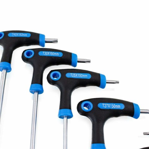 Zestaw kluczy Torx L z rękojeścią T10-T50 9 elementów BITUXX Zestaw kluczy Torx L z rękojeścią T10-T50 9 elementów BITUXX