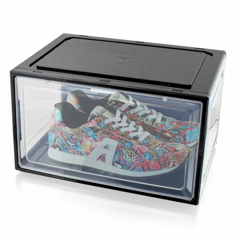 CZARNE PUDEŁKO ORGANIZER NA BUTY DO ROZMIARU 47 1 SZTUKA SOLIDNE LEX21 CZARNE PUDEŁKO ORGANIZER NA BUTY DO ROZMIARU 47 1 SZTUKA SOLIDNE LEX21