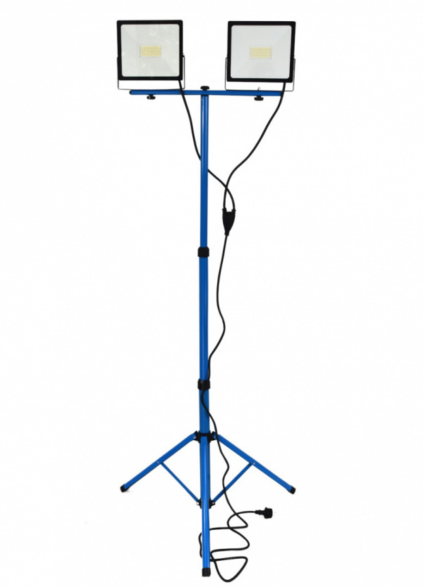 LAMPA LEDOWA NA STATYWIE BITUXX 2X50W BITUXX NIEBIESKA NAŚWIETLACZ LAMPA LEDOWA NA STATYWIE BITUXX 2X50W BITUXX NIEBIESKA NAŚWIETLACZ