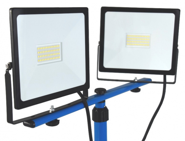 LAMPA LEDOWA NA STATYWIE BITUXX 2X50W BITUXX NIEBIESKA NAŚWIETLACZ LAMPA LEDOWA NA STATYWIE BITUXX 2X50W BITUXX NIEBIESKA NAŚWIETLACZ