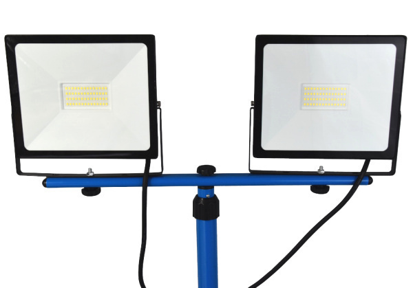 LAMPA LEDOWA NA STATYWIE BITUXX 2X50W BITUXX NIEBIESKA NAŚWIETLACZ LAMPA LEDOWA NA STATYWIE BITUXX 2X50W BITUXX NIEBIESKA NAŚWIETLACZ