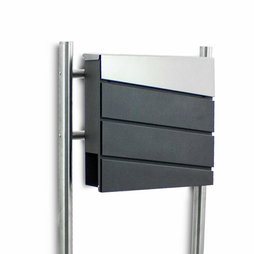 SKRZYNKA NA LISTY STOJĄCA MODERN STAL NIERDZEWNA 120 cm DUŻA SKRZYNKA NA LISTY STOJĄCA MODERN STAL NIERDZEWNA 120 cm DUŻA