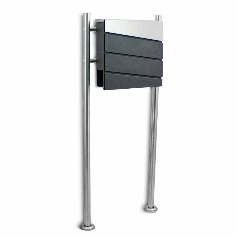 SKRZYNKA NA LISTY STOJĄCA MODERN STAL NIERDZEWNA 120 cm DUŻA SKRZYNKA NA LISTY STOJĄCA MODERN STAL NIERDZEWNA 120 cm DUŻA