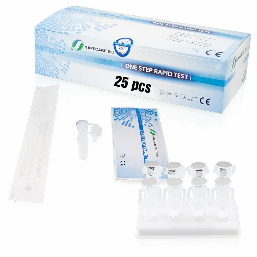 TESTY ANTYGENOWE SAMOKONTROLNE TEST NA ANTYGEN COVID-19 PACZKA 25 SZT TESTY ANTYGENOWE SAMOKONTROLNE TEST NA ANTYGEN COVID-19 PACZKA 25 SZT