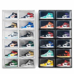 Zestaw Białych pudełek na buty organizery na buty rozmiar 47 2szt.