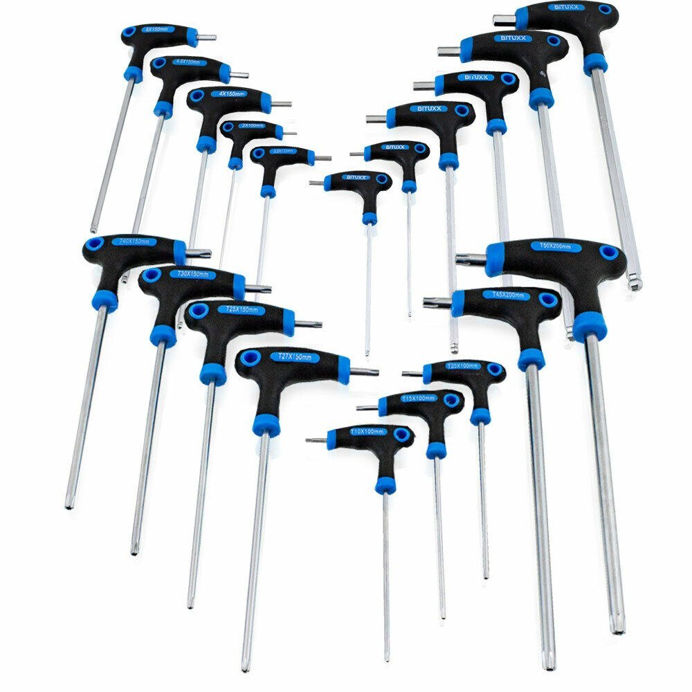 ZESTAW ŚRUBOKRĘTÓW 20 ELEMENTÓW TORX IMBUS TYP T STAL CHROMOWO-WANADOWA ZESTAW ŚRUBOKRĘTÓW 20 ELEMENTÓW TORX IMBUS TYP T STAL CHROMOWO-WANADOWA