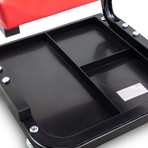 Taboret warsztatowy do garażu na kółkach hoker z dolną półką krzesło Taboret warsztatowy do garażu na kółkach hoker z dolną półką krzesło