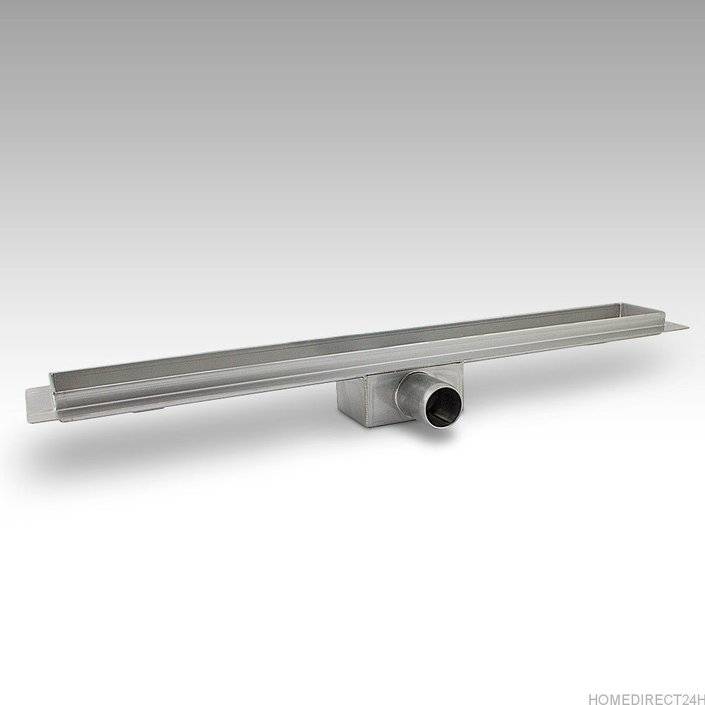 Odpływ liniowy/podłogowy Tropfen 130cm z syfonem niskim ze stali nierdzewnej Odpływ liniowy/podłogowy Tropfen 130cm z syfonem niskim ze stali nierdzewnej