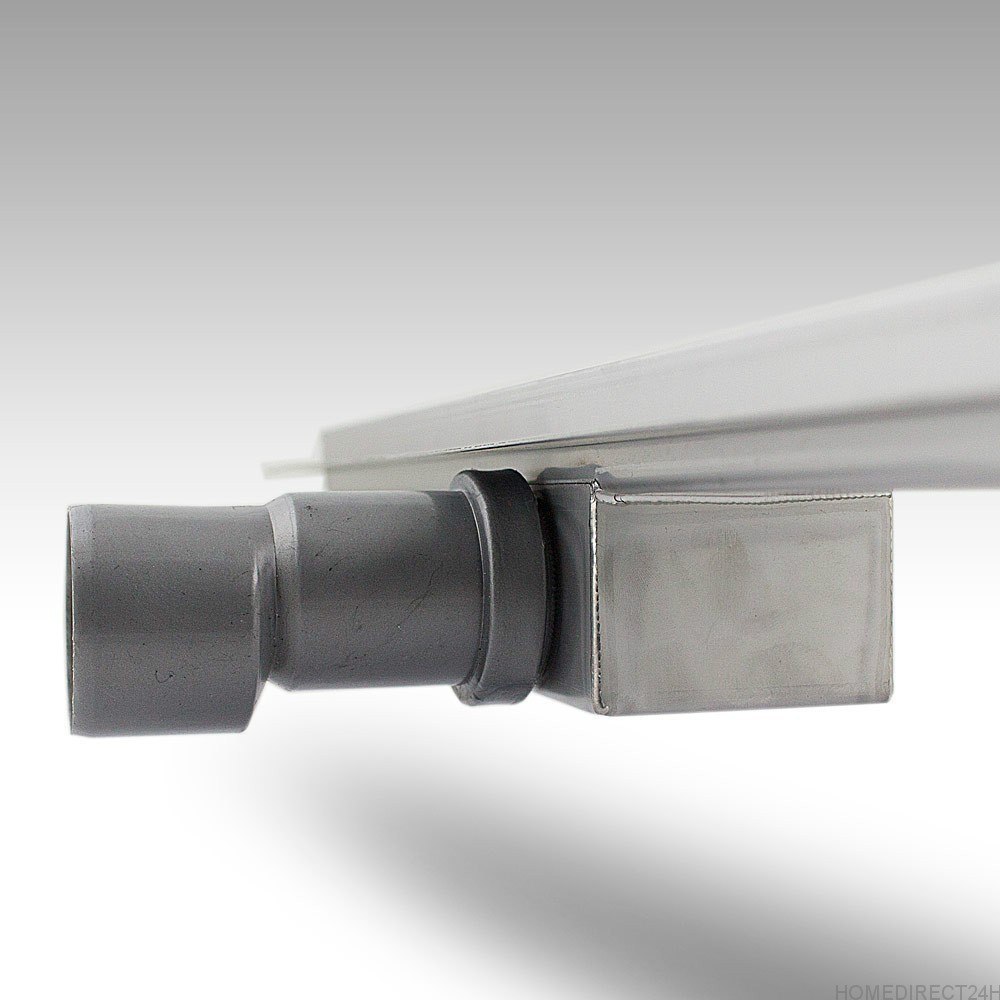 Odpływ liniowy/podłogowy Tropfen 130cm z syfonem niskim ze stali nierdzewnej Odpływ liniowy/podłogowy Tropfen 130cm z syfonem niskim ze stali nierdzewnej