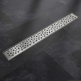 Odpływ Tropfen 90cm z syfonem podłogowy ze stali nierdzewnej inox
