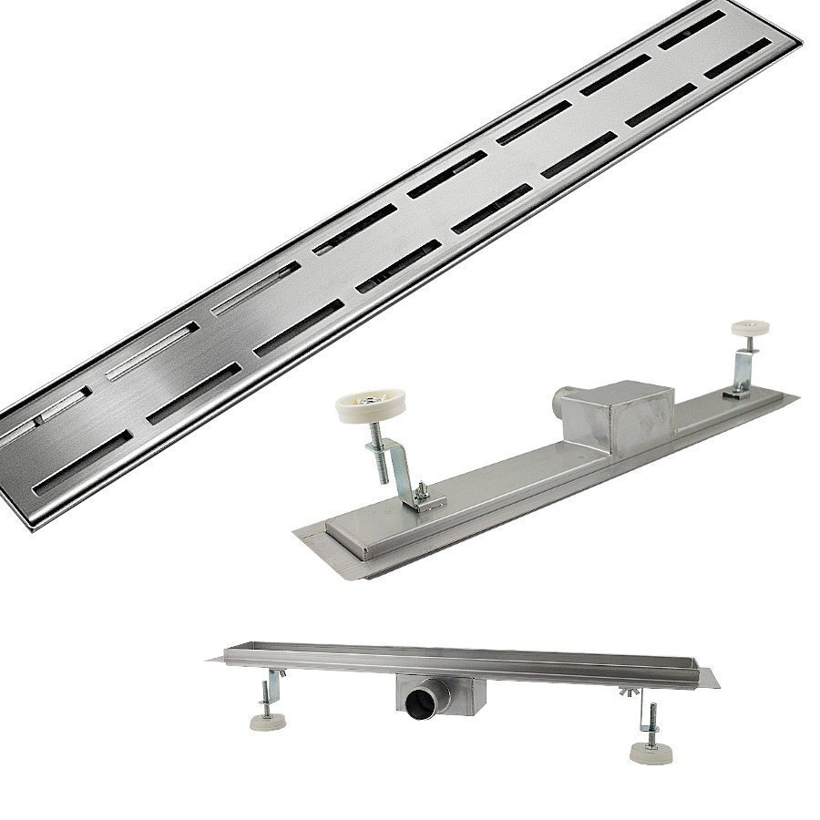Odpływ liniowy podłogowy 140cm LINE z niskim syfonem do prysznica Odpływ liniowy podłogowy 140cm LINE z niskim syfonem do prysznica
