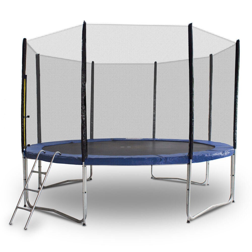 Trampolina 305cm kompletna z siatka mata osłona mocna 8 słupków Trampolina 305cm kompletna z siatka mata osłona mocna 8 słupków