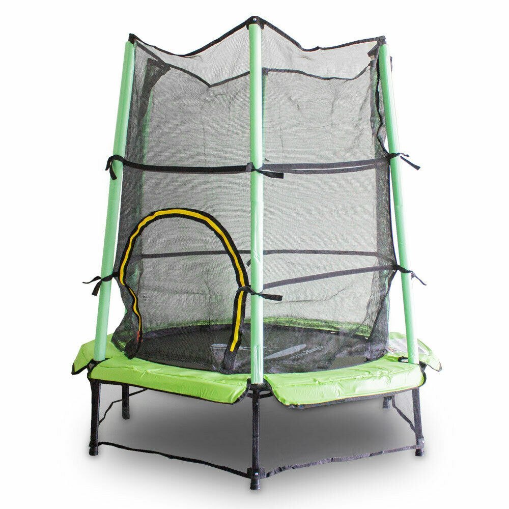 Zielona trampolina ogrodowa Zielona trampolina ogrodowa