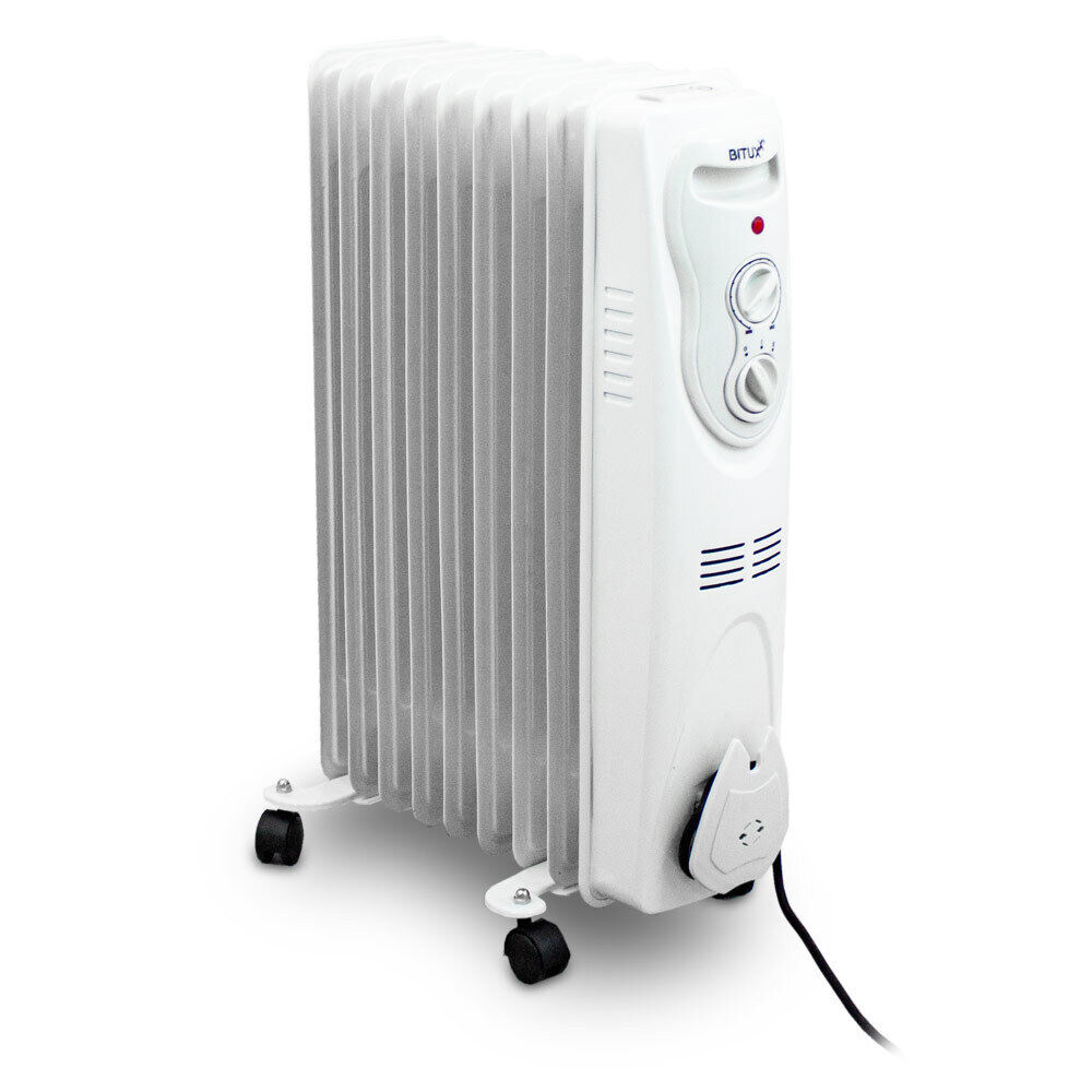 Elektryczny Grzejnik Olejowy 2000W Biały 9 żeberkowy XL BITUXX Elektryczny Grzejnik Olejowy 2000W Biały 9 żeberkowy XL BITUXX