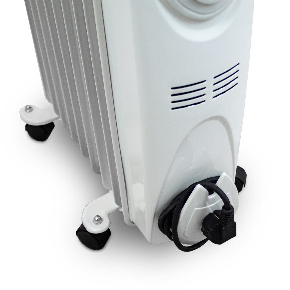 Elektryczny Grzejnik Olejowy 2000W Biały 9 żeberkowy XL BITUXX Elektryczny Grzejnik Olejowy 2000W Biały 9 żeberkowy XL BITUXX