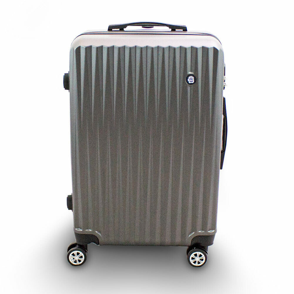 Walizki podróżne torby na wakacje Zestaw walizek 3 szt ABS twarde