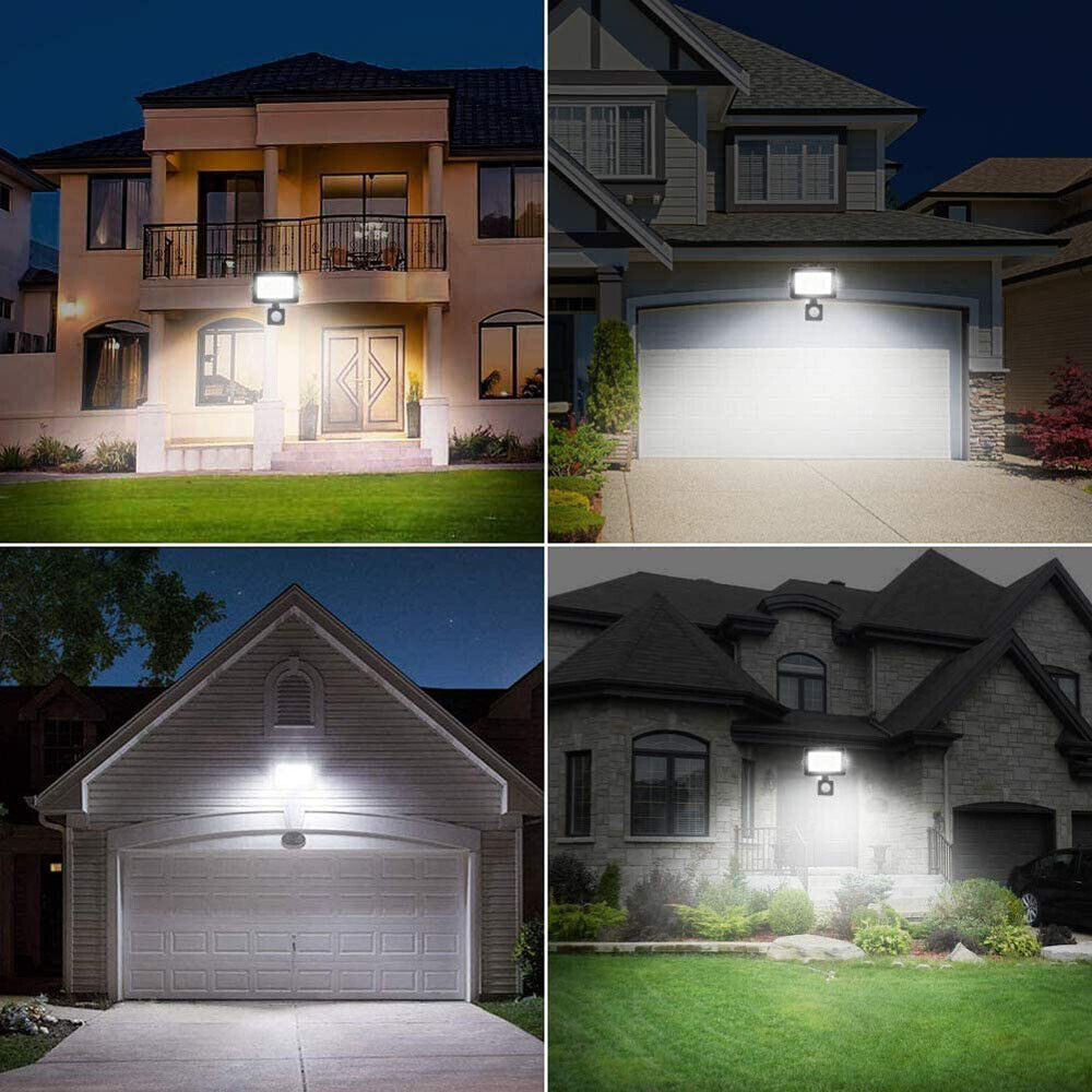 Lampa lampka LED 30W ogrodowa na podwórko z czujnikiem ruchu do garażu Lampa lampka LED 30W ogrodowa na podwórko z czujnikiem ruchu do garażu