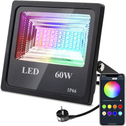 Lampa lampka LED 60W sterowanie Bluetooth ogrodowa wodoodporna kolorowa