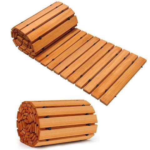 ŚCIEŻKA OGRODOWA Z DRZEWA CEDROWEGO 250CM X 43CM BITUXX ZWIJANA DO OGRODU DRÓŻKA ŚCIEŻKA OGRODOWA Z DRZEWA CEDROWEGO 250CM X 43CM BITUXX ZWIJANA DO OGRODU DRÓŻKA