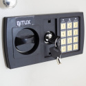 Sejf z zamkiem elektronicznym do firm na klucze 48 haczyków BITUXX biały