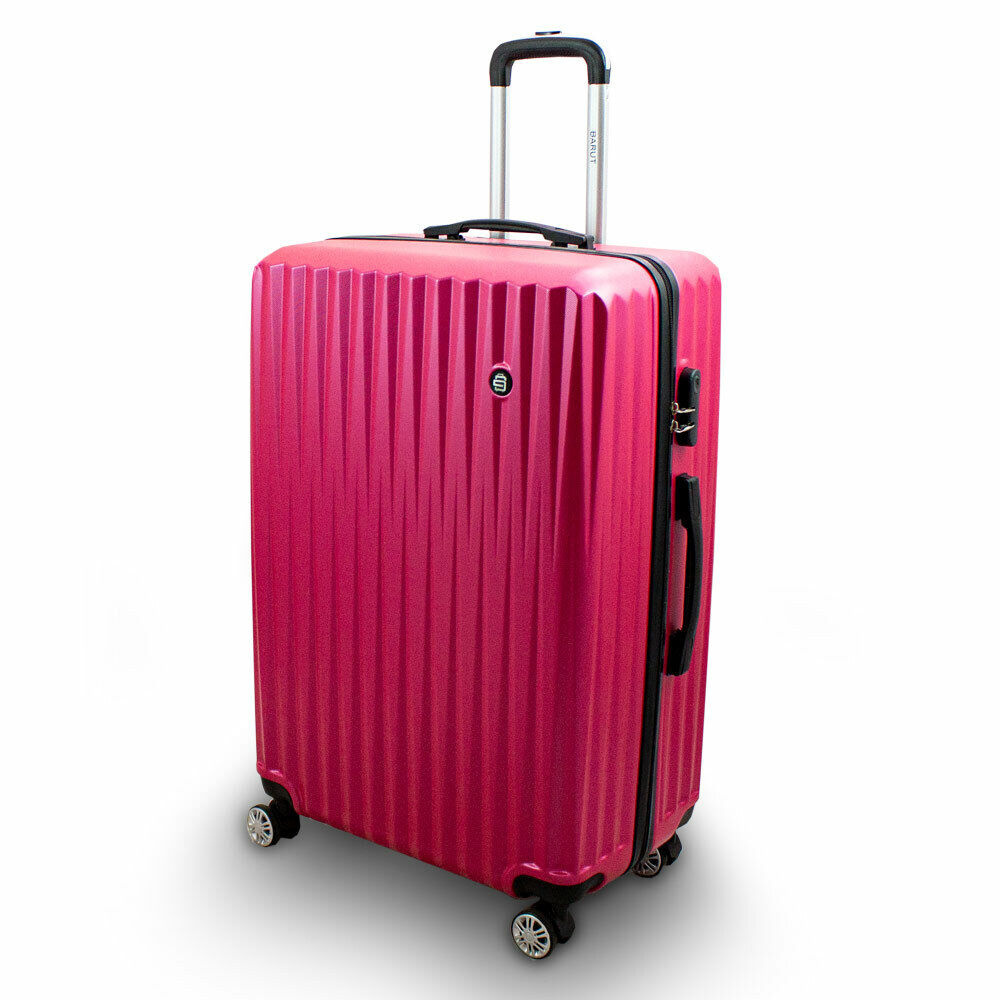 Zestaw Walizek podróżnych ABS Różowe do samolotu na wyjazd 3szt