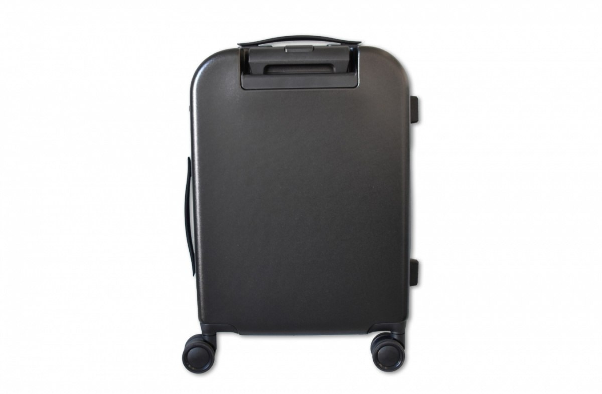 Zestaw walizek czarnych ABS Mocne walizki podróżne XL+L na kółkach