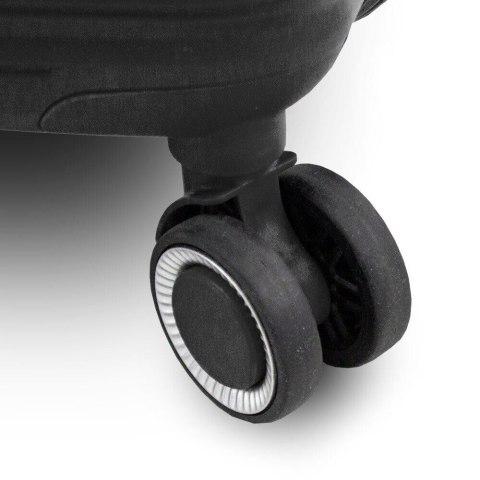 Zestaw walizek podróżnych 3szt Barut Czerwone ABS 4 kółka 360° rączka teleskopowa