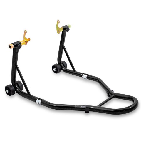 Stojak motocyklowy czarny uchwyt 250kg tylne koło 21-31cm podnośnik na motor Stojak motocyklowy czarny uchwyt 250kg tylne koło 21-31cm podnośnik na motor
