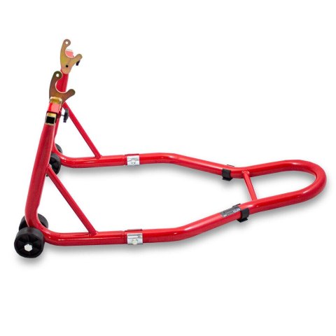 Stojak motocyklowy czerwony uchwyt podnośnik 250kg tylne koło 21-34cm motor Stojak motocyklowy czerwony uchwyt podnośnik 250kg tylne koło 21-34cm motor
