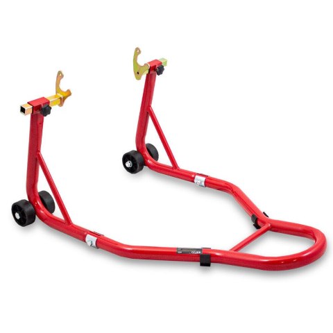 Stojak motocyklowy czerwony uchwyt podnośnik 250kg tylne koło 21-34cm motor Stojak motocyklowy czerwony uchwyt podnośnik 250kg tylne koło 21-34cm motor