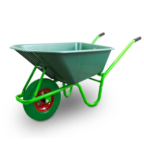 Taczka Ogrodowa 250kg 100L MISA PCV + PEŁNE KOŁO ZIELONE BEZDĘTKOWE Taczka Ogrodowa 250kg 100L MISA PCV + PEŁNE KOŁO ZIELONE BEZDĘTKOWE