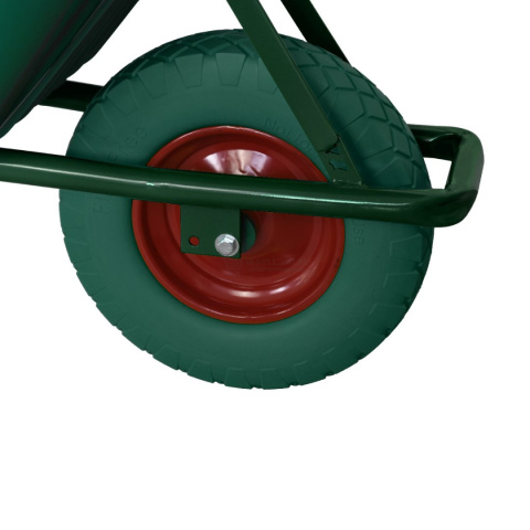 Taczka Ogrodowa 250kg 100L MISA PCV + PEŁNE KOŁO ZIELONE BEZDĘTKOWE Taczka Ogrodowa 250kg 100L MISA PCV + PEŁNE KOŁO ZIELONE BEZDĘTKOWE